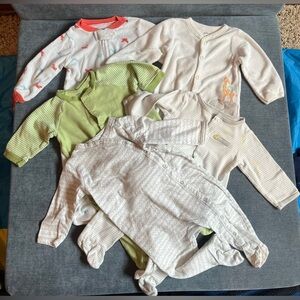 Mixed Brand Baby Boy’s 6 Month Footie Pajamas